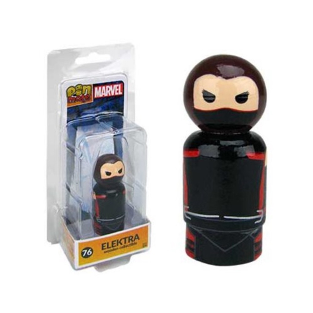 Marvel (Elektra) #76 Pin Mate Wooden Figure